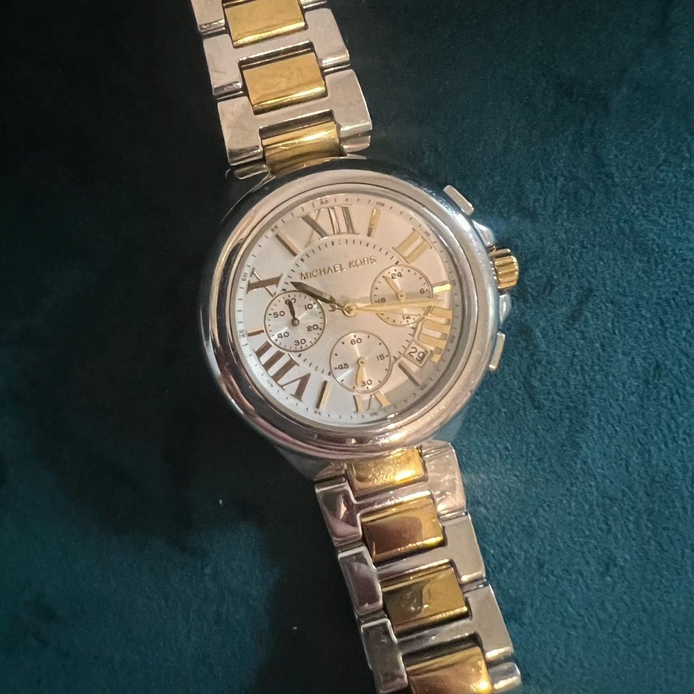 Silver and Gold Michael Kors Watch